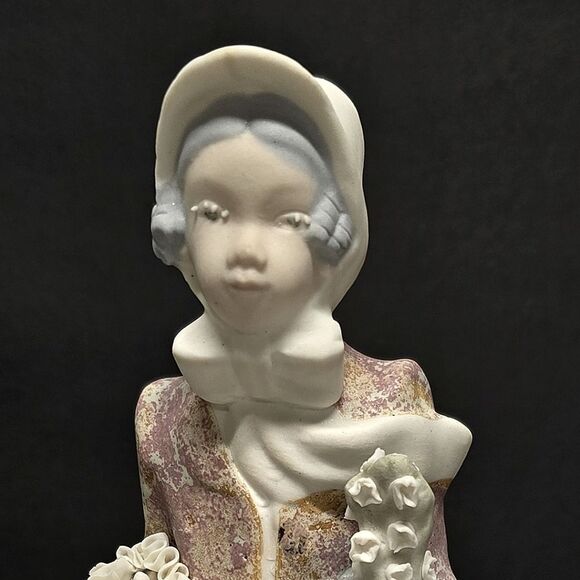 Vintage Ingles Valencia Spain Lady Veterinarian Porcelain Figurine with Cat - Picture 2 of 8